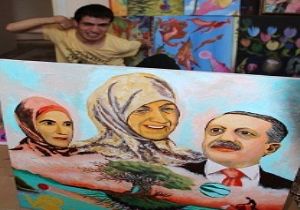 Rüyasını tablolaştırdı